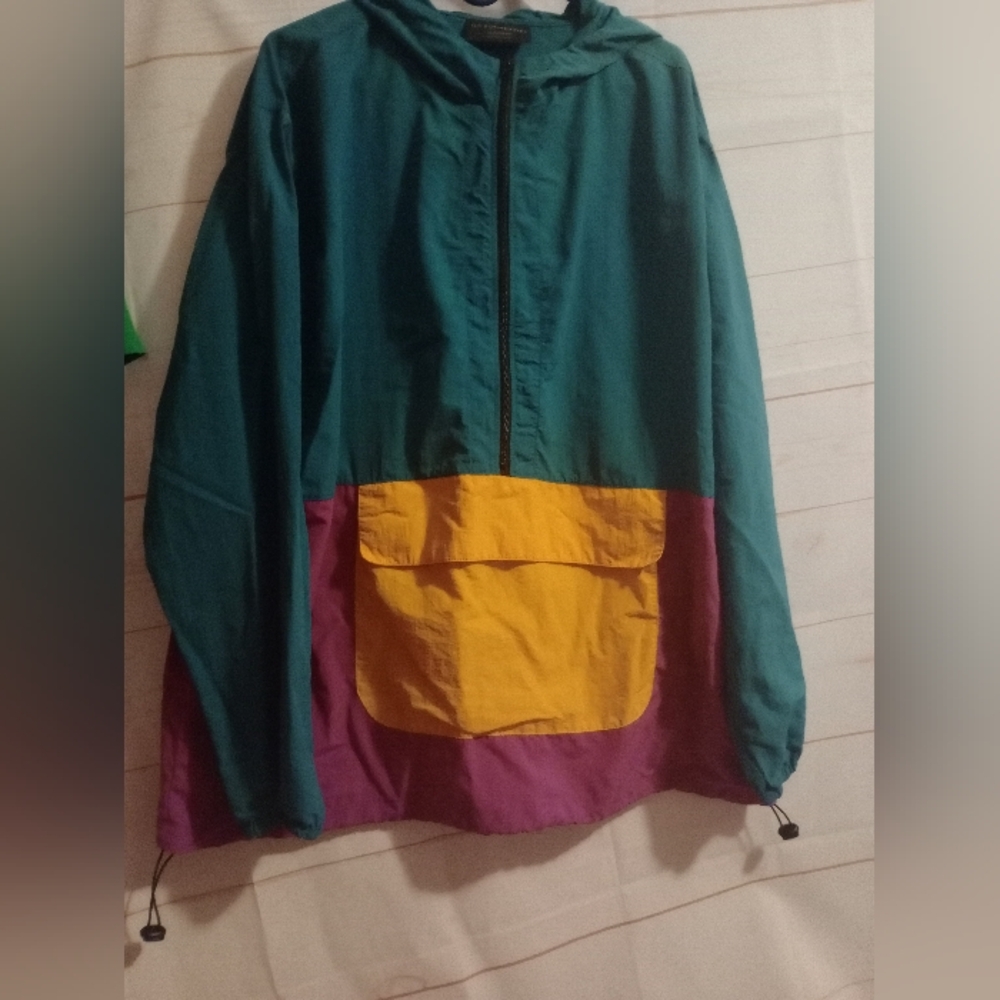 Colorblock Windbreaker Jacket
